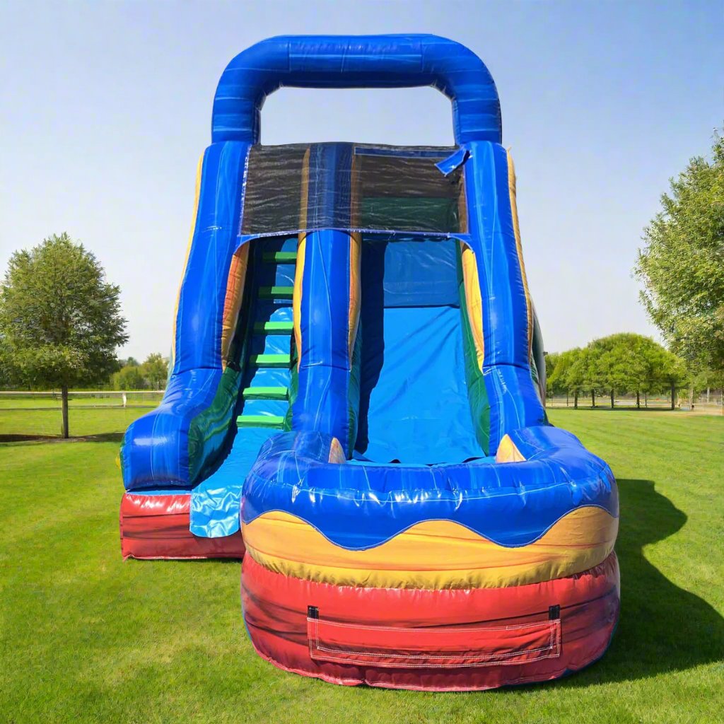 12' Fun Waterslide with Pool - HullaBalloo Sales