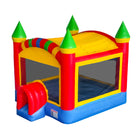 13' Castle Crossover Bounce House Inflatable Front Aerial View | HullaBalloo Sales
