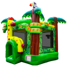 Side View of Jungle Bounce House Inflatable | HullaBalloo Sales