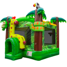 Side View of 15' Jungle Bounce House | HullaBalloo Sales