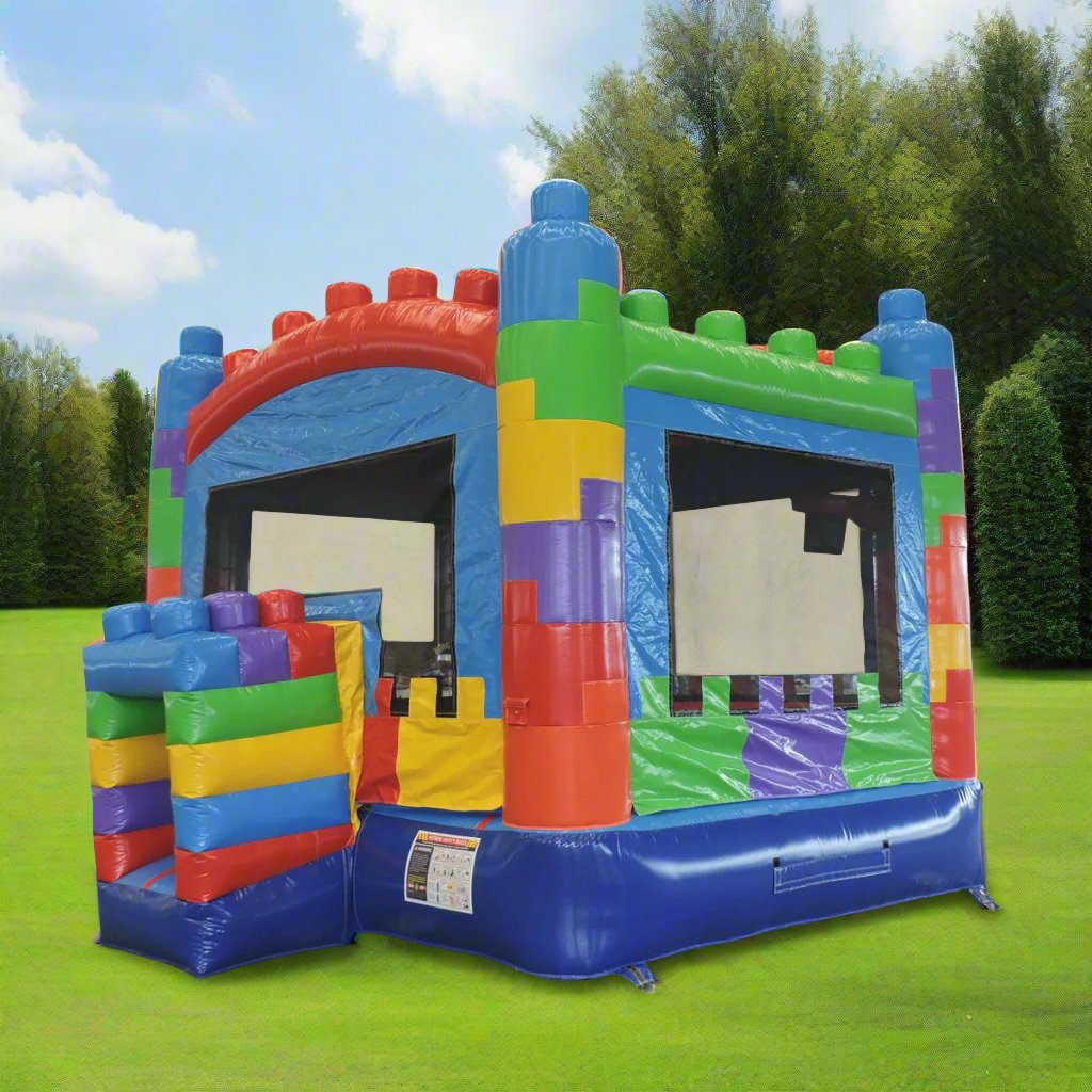 Blocks Bounce House 15 - HullaBalloo Sales