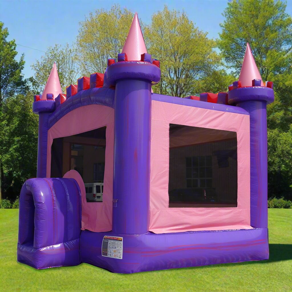 Princess Castle Bounce House 15 - HullaBalloo Sales