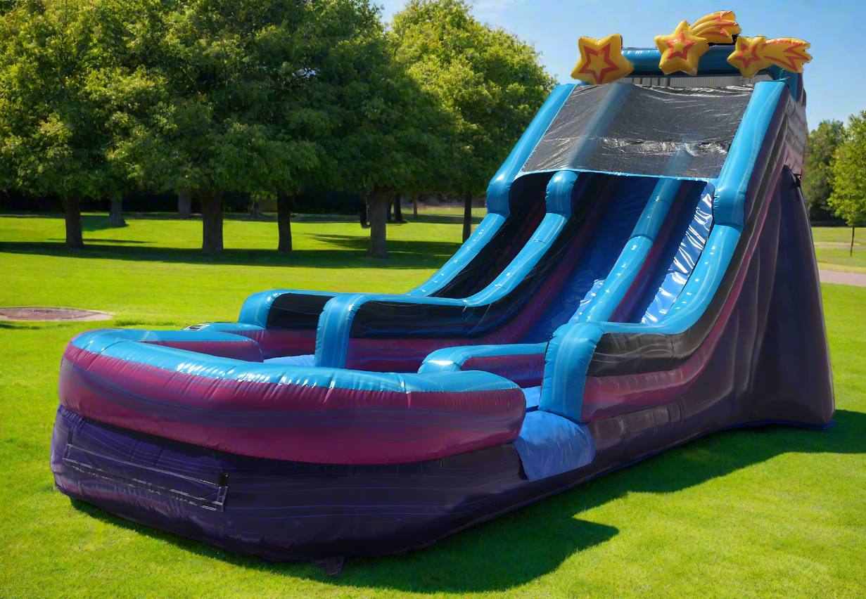 18 Galaxy Voyager Dual Lane Slide - HullaBalloo Sales