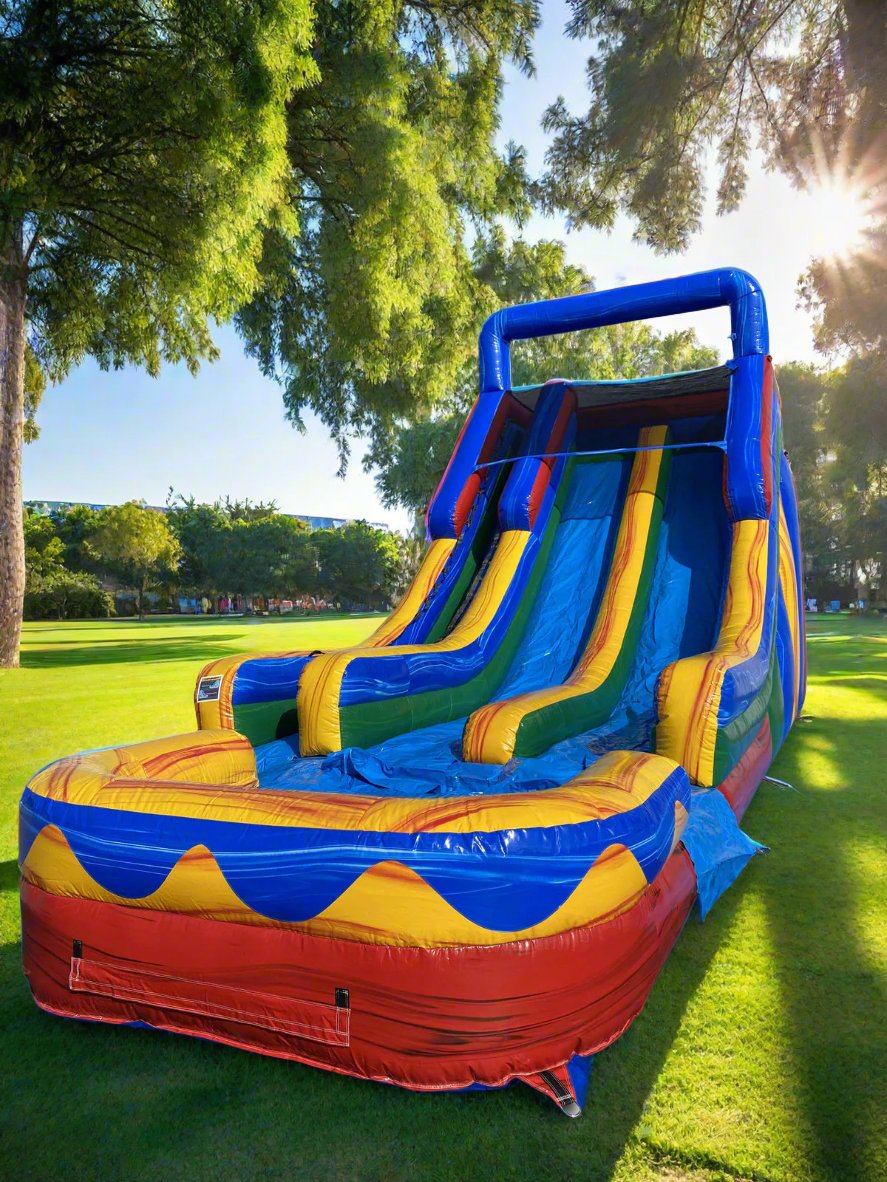 20 Fun Inflatable Dual Slide Wet/Dry - HullaBalloo Sales