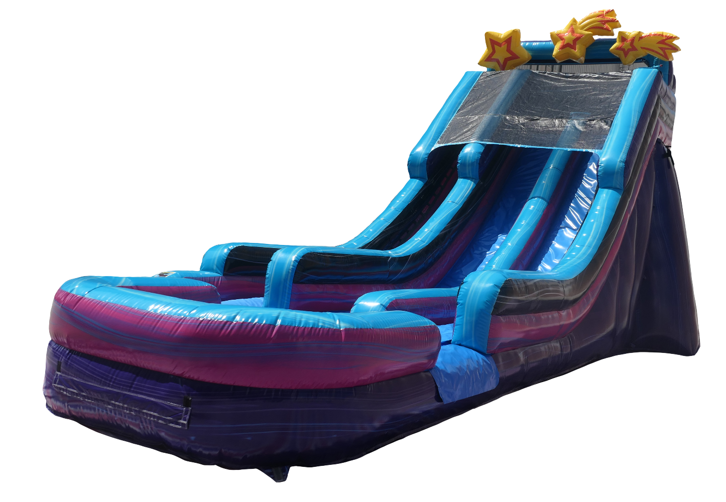20 Galaxy Voyager Inflatable Dual Slide Wet or Dry