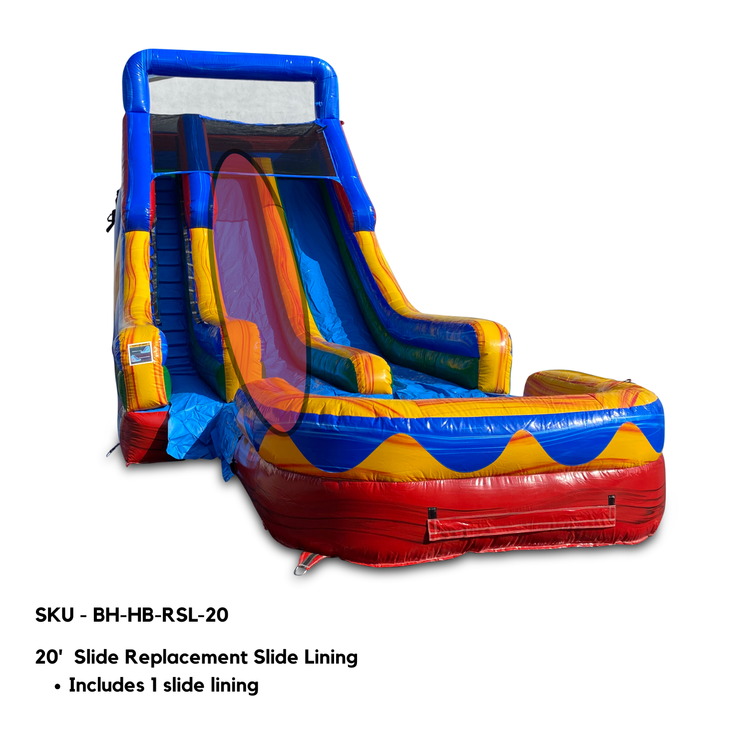 20' Slide Replacement Slide Lining