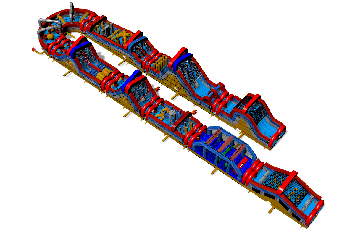 largest commercial obstacle course for sale