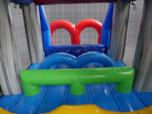 Inside View of 25-foot Ninja Run Obstacle Course Inflatable