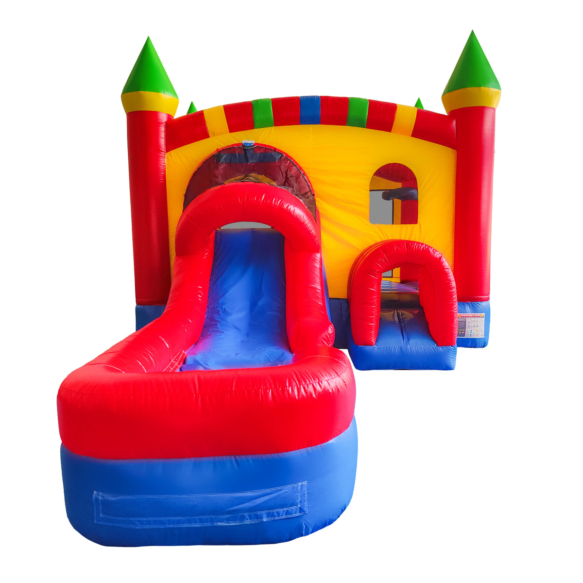 Commercial Crossover 4in1 Castle Combo Bounce and Slide Wet/Dry for ...