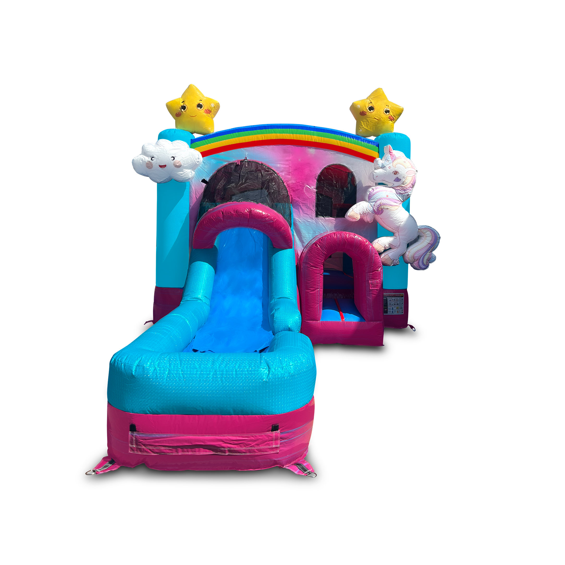 4in1 Enchanted Combo Inflatable - HullaBalloo Sales