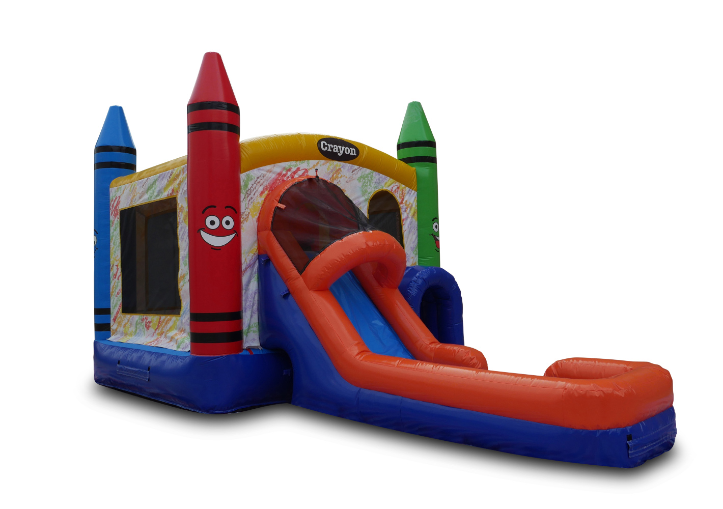 Buy Colorful Bounce house with slide