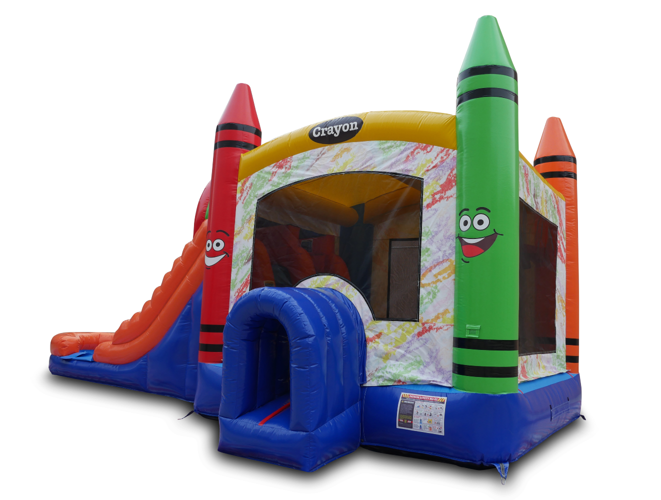 Kids Crayon Inflatable Bouncy Castle