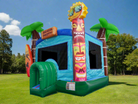 Outside View of Aloha Bounce House 15 | HullaBalloo Sales