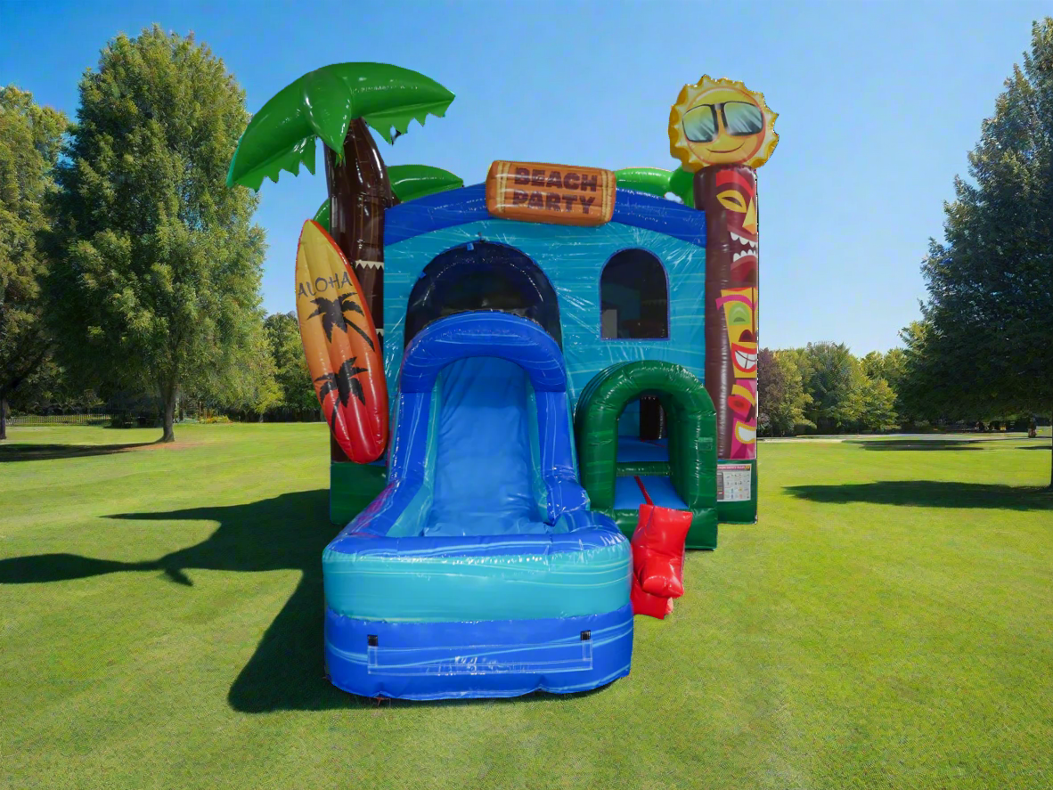 4in1 Aloha Bounce House Combo - HullaBalloo Sales