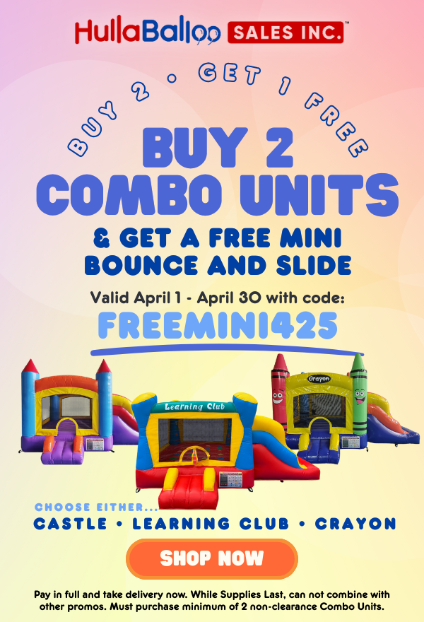 April 2025 Bounce House Sales Promotion