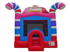 Front View of Candy Bounce House 13 | HullaBalloo Sales