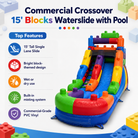 15 blocks waterslide inflatable for purchase