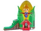 Corn Farm Orb Bounce House Combo -Corn Themed Inflatable Bouncer with slide - HullaBalloo Sales