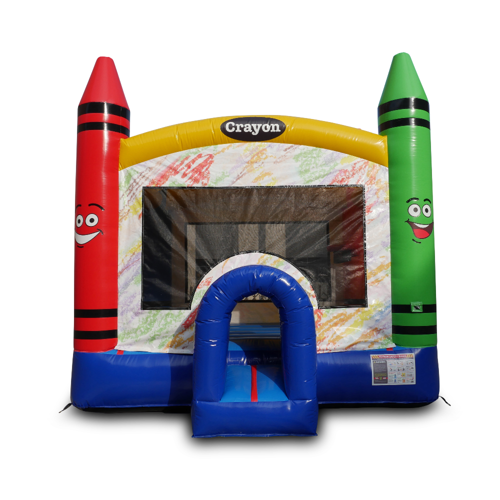 Large Crayon Bounce House 15