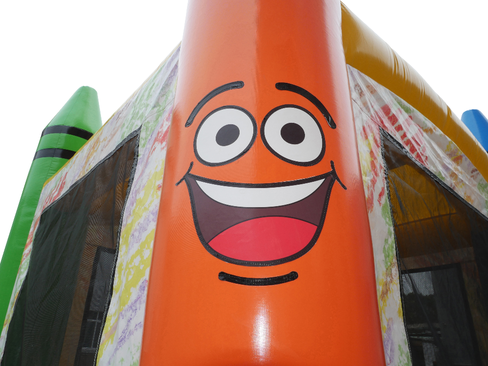 Large Crayon Bounce House 15