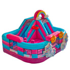 Front Right View of Enchanted Playground Inflatable Combo | HullaBalloo Sales