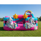 Outside View of Enchanted Playground Inflatable Combo | HullaBalloo Sales