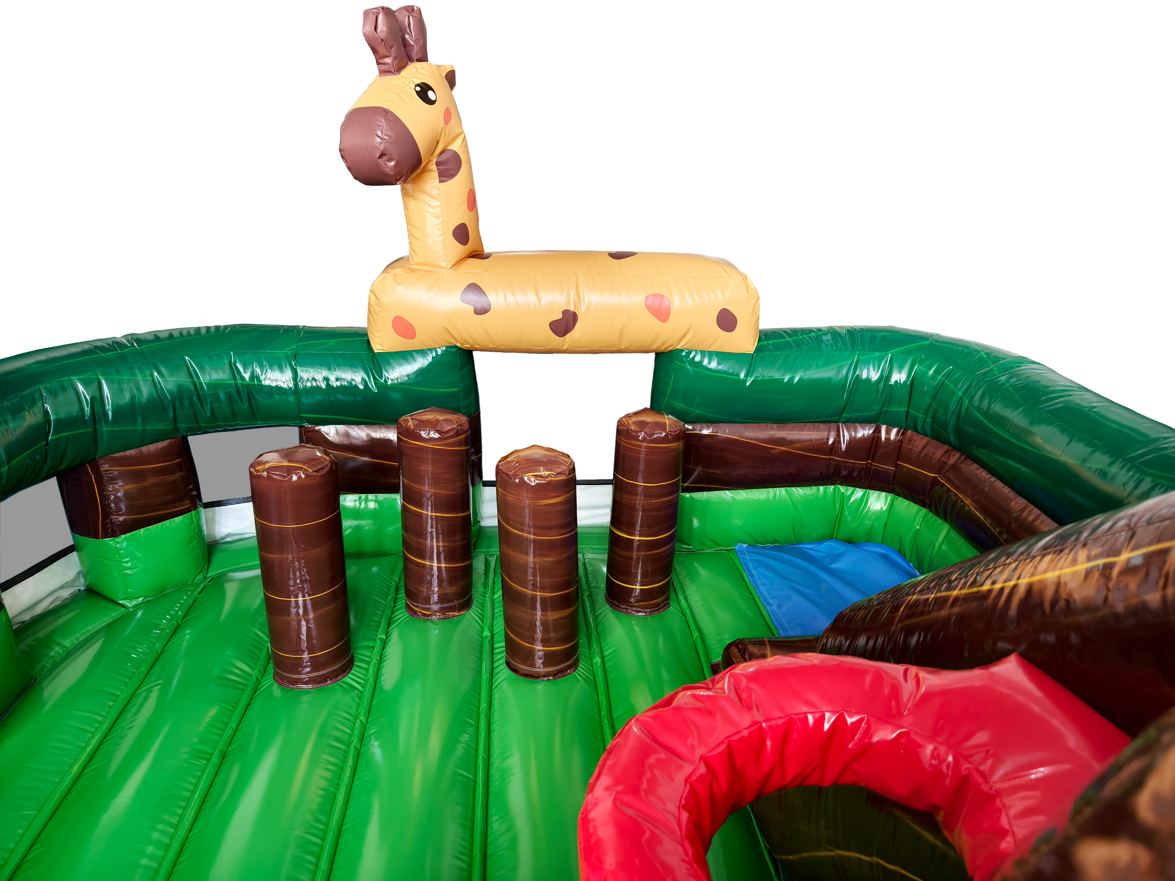 Inside View of Jungle Playground Combo Inflatable