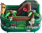 Jungle Playground Inflatable Combo | HullaBalloo Sales