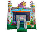 Front View of Pixel Gaming Bounce House 15 - HullaBalloo Sales