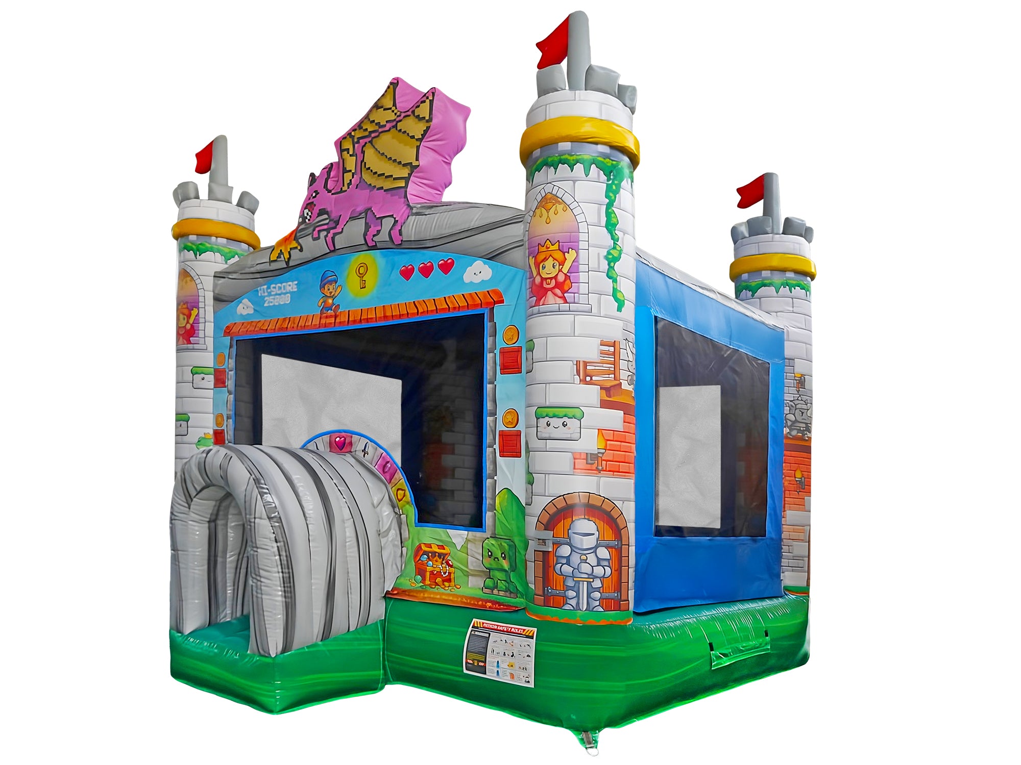 Pixel Gaming Bounce House 13 - HullaBalloo Sales