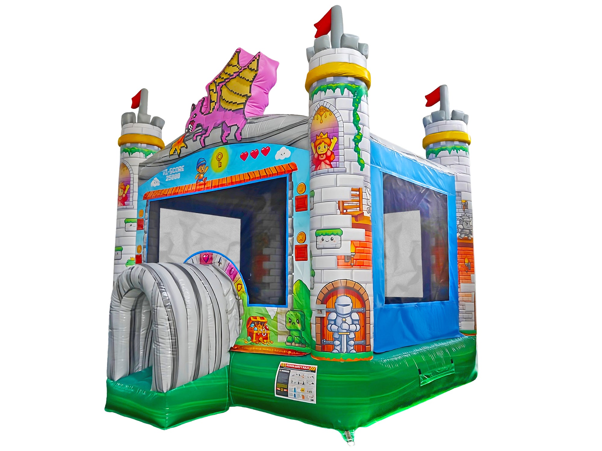 Pixel Gaming Bounce House 15 - HullaBalloo Sales