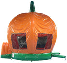 Side View of Pumpkin Bounce House 20 - HullaBalloo Sales