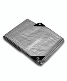Heavy Duty Grey All Purpose Poly Tarp