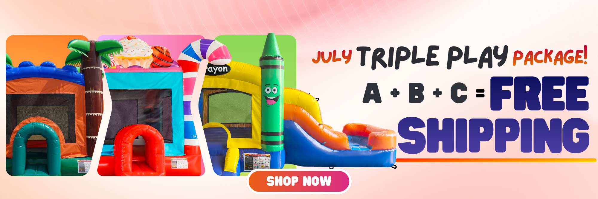 July Triple Play Package Summer Free Shipping Deal