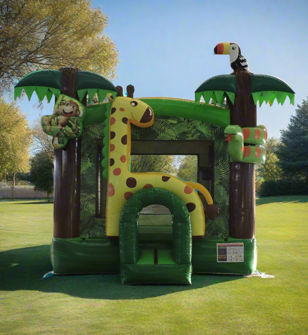 Jungle Bounce House - HullaBalloo Sales