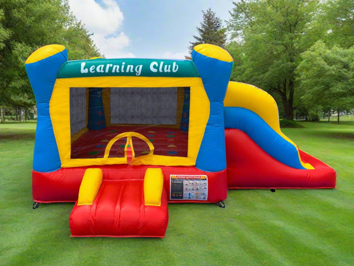 Learning Club Bounce House Slide - HullaBalloo Sales