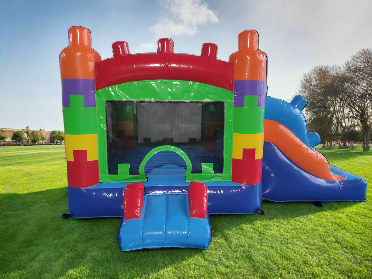 inflatable bouncers with slide