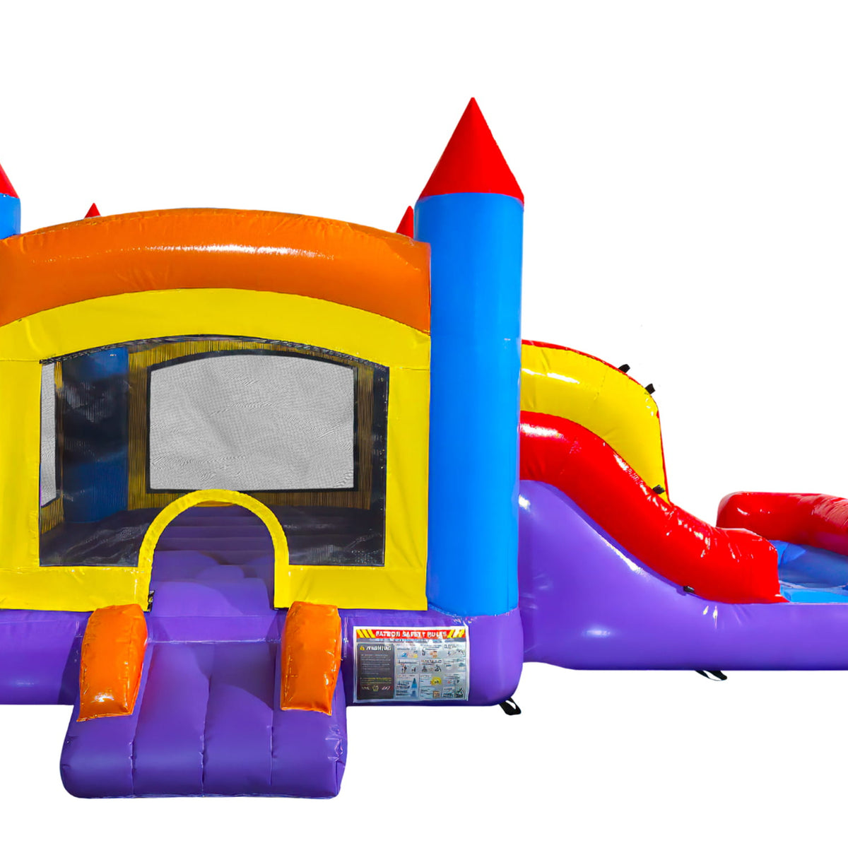 Mini Castle Bounce House Slide Wet/Dry, Toddler Bounce House Waterslide ...