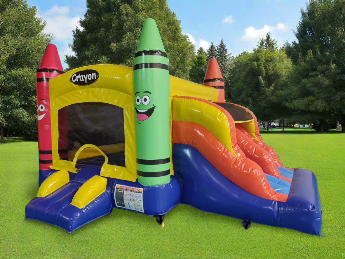 Mini Crayon Bounce and Slide - HullaBalloo Sales