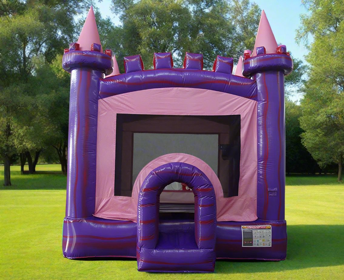 Princess Castle Bounce House 13 - HullaBalloo Sales