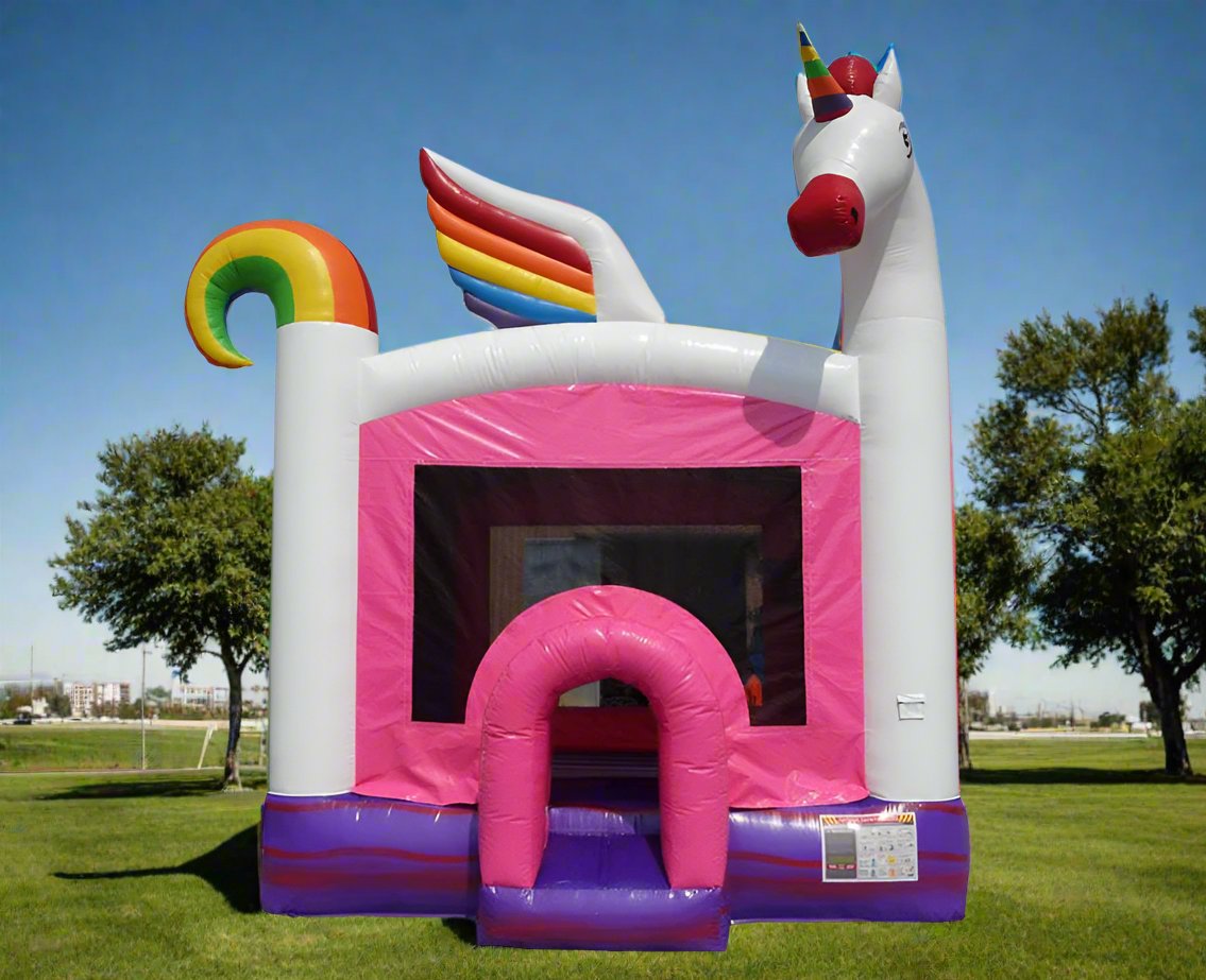 Unicorn Bounce House 13 - HullaBalloo Sales