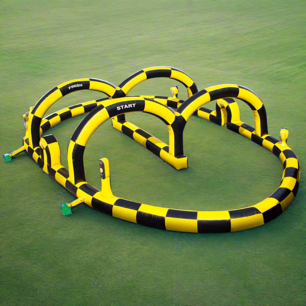 Zorb Inflatable Race Track - HullaBalloo Sales