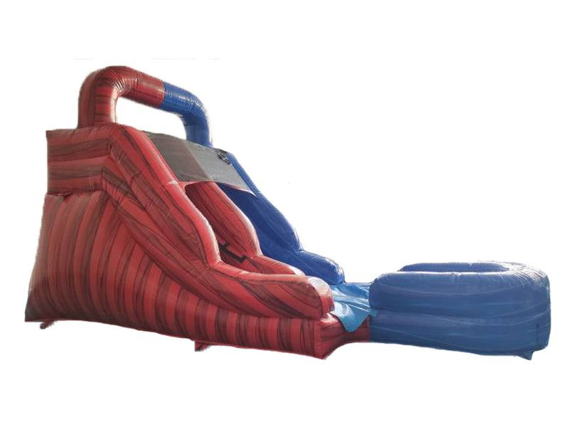 12' Fire N Ice Waterslide with Pool - HullaBalloo Sales