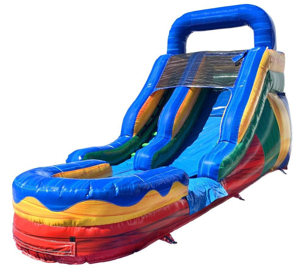 12' Fun Waterslide with Pool - HullaBalloo Sales