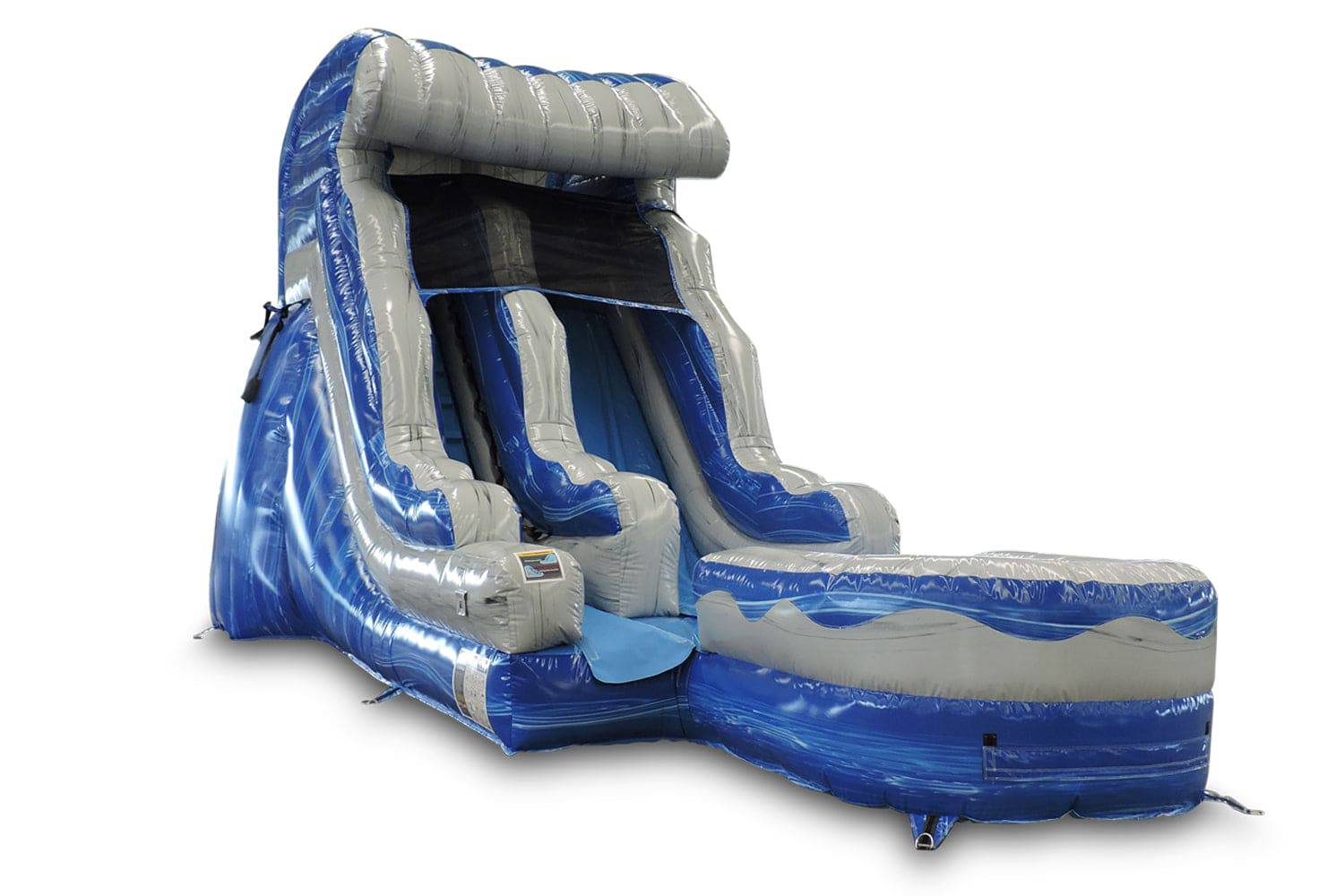 12' Ocean Wave Waterslide with Pool - HullaBalloo Sales