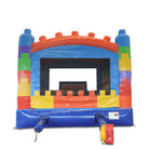 Rear View of 15 Inflatable Blocks Bounce House | HullaBalloo Sales