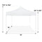 10x10 Economy Pop Up Tent - HullaBalloo Sales