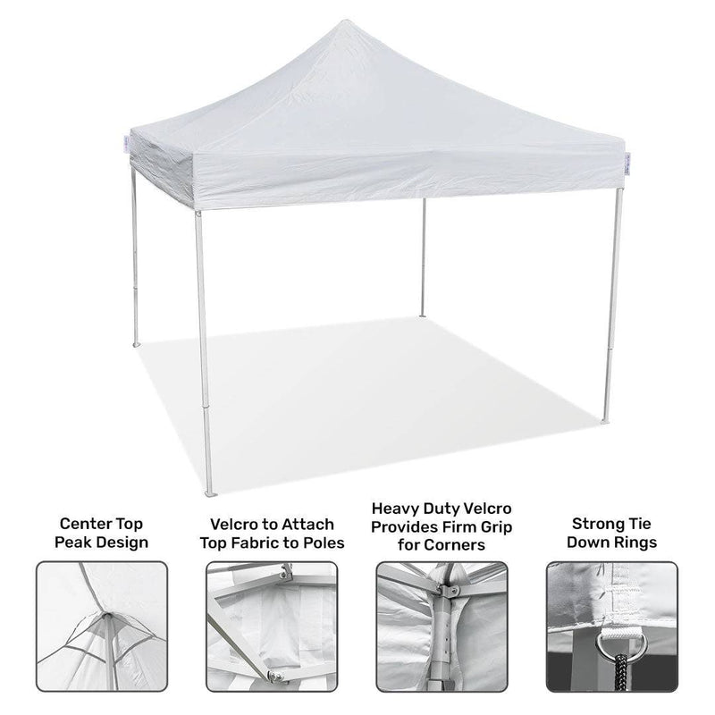 10x10 Economy Pop Up Tent - HullaBalloo Sales