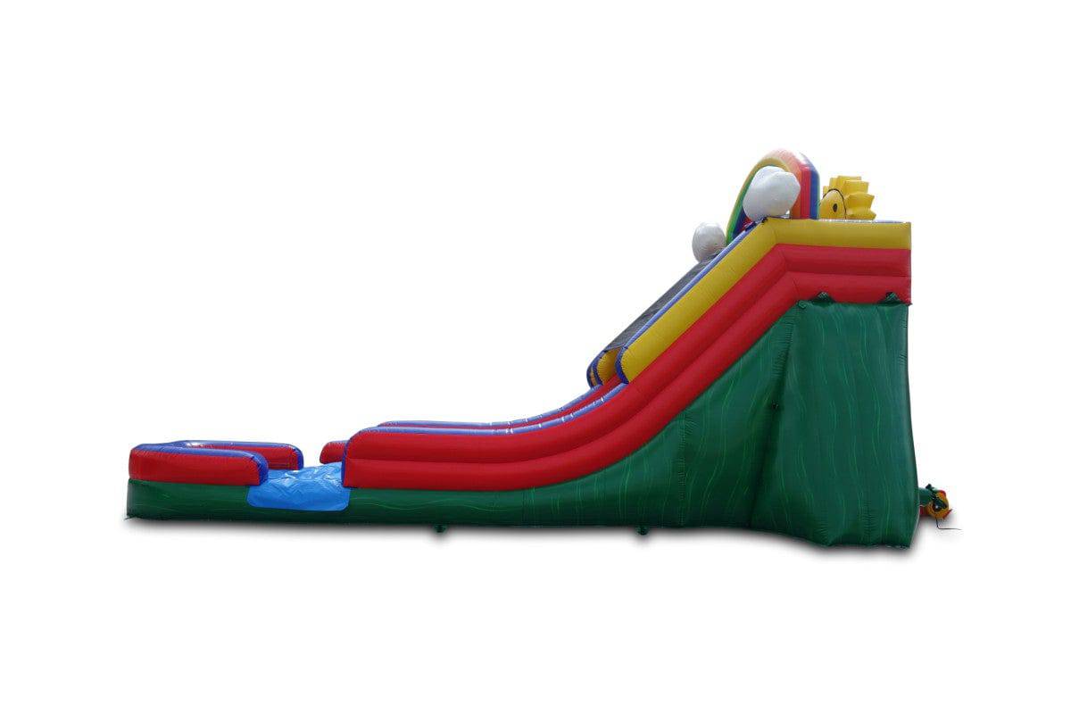 20 Rainbow Inflatable Dual Slide Wet/Dry - HullaBalloo Sales
