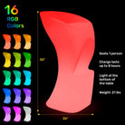 LED Bar Stool - HullaBalloo Sales